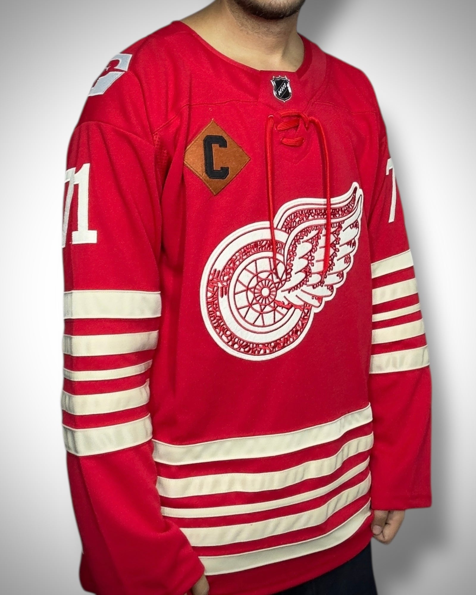 Maglia NHL Detroit Red Wings #71 Larkin