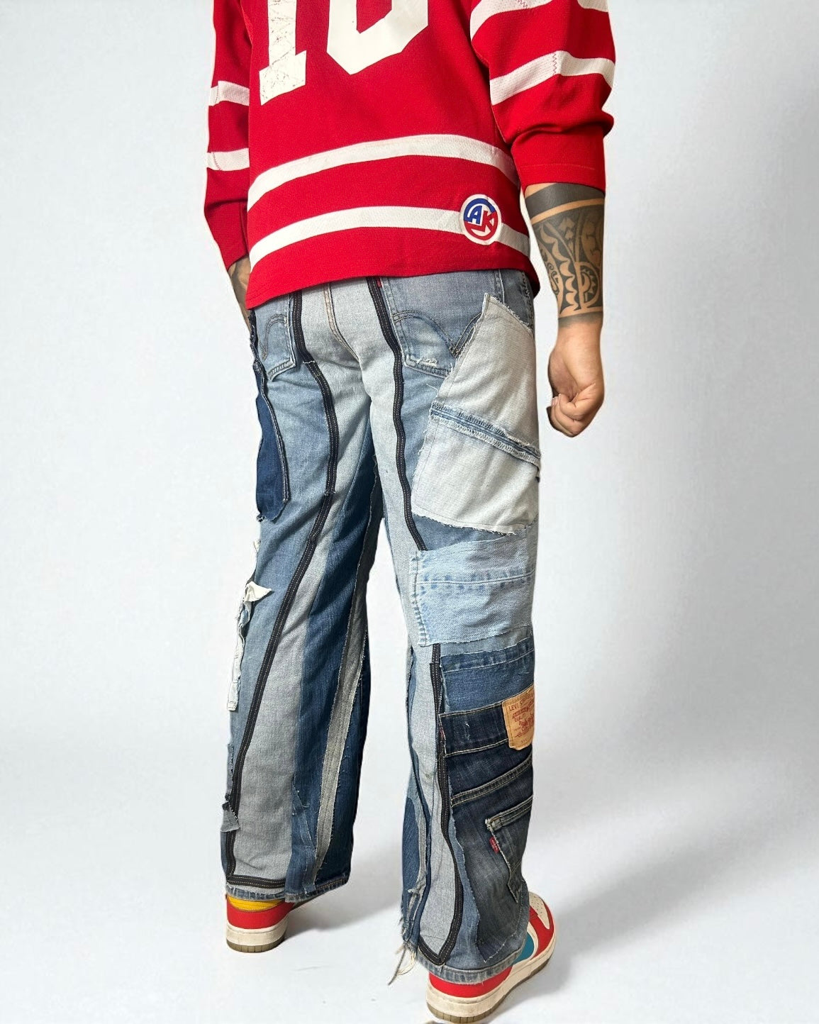 Reworked Jeans Levis "Blue Noise"