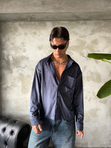 Camicia Suede Blue