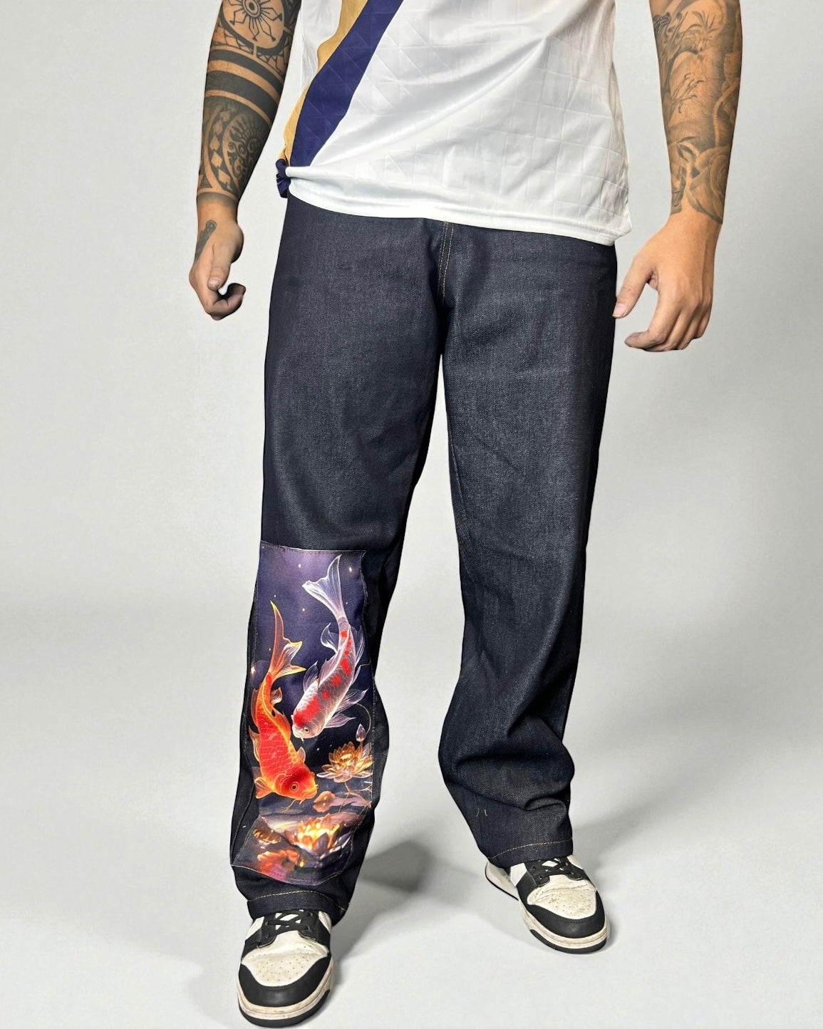 Reworked Evisu – Koi & Dragon Side Art