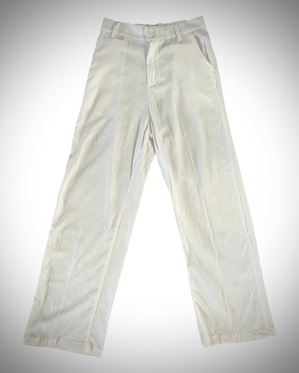 Pantalone Anma in Lino Bianco