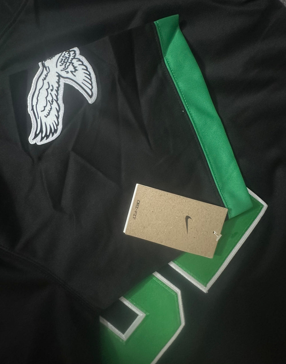 Maglia NFL Nike Philadelphia Eagles Jason Kelce #62 Nera/Verde NUOVA CON CARTELLINO