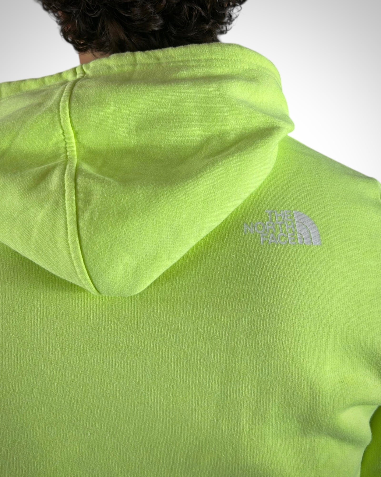 Felpa Cappuccio The North Face Giallo Fluo