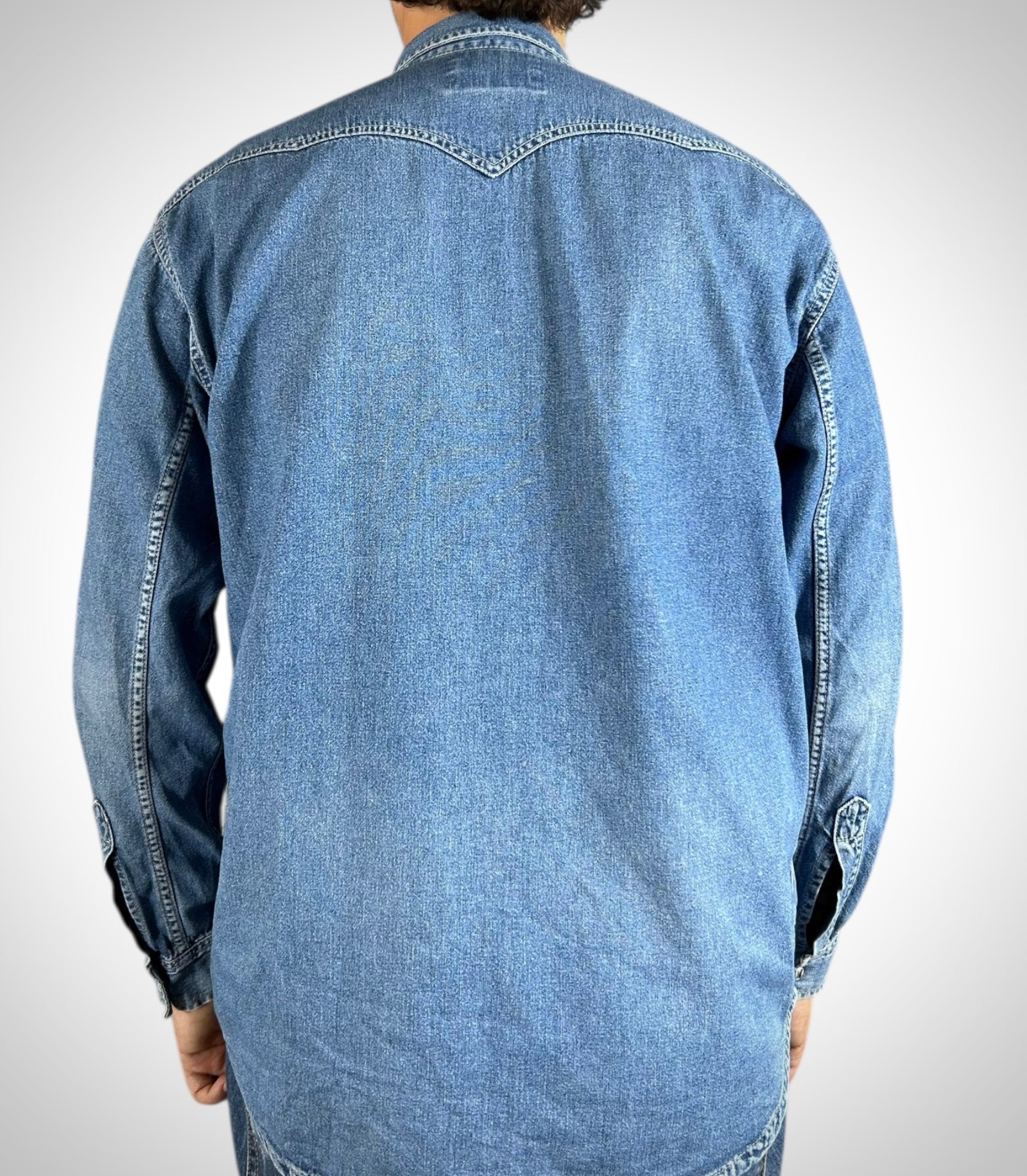 Camicia Levi’s Vintage Denim Jeans Maniche Lunghe Western