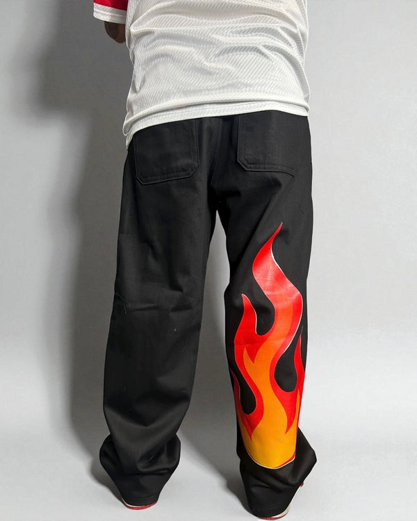 Jeans Karl Kani Reworked “Flame Graphic”