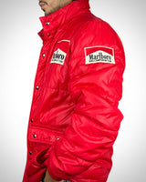 Giubbotto Vintage Marlboro Racing Rosso