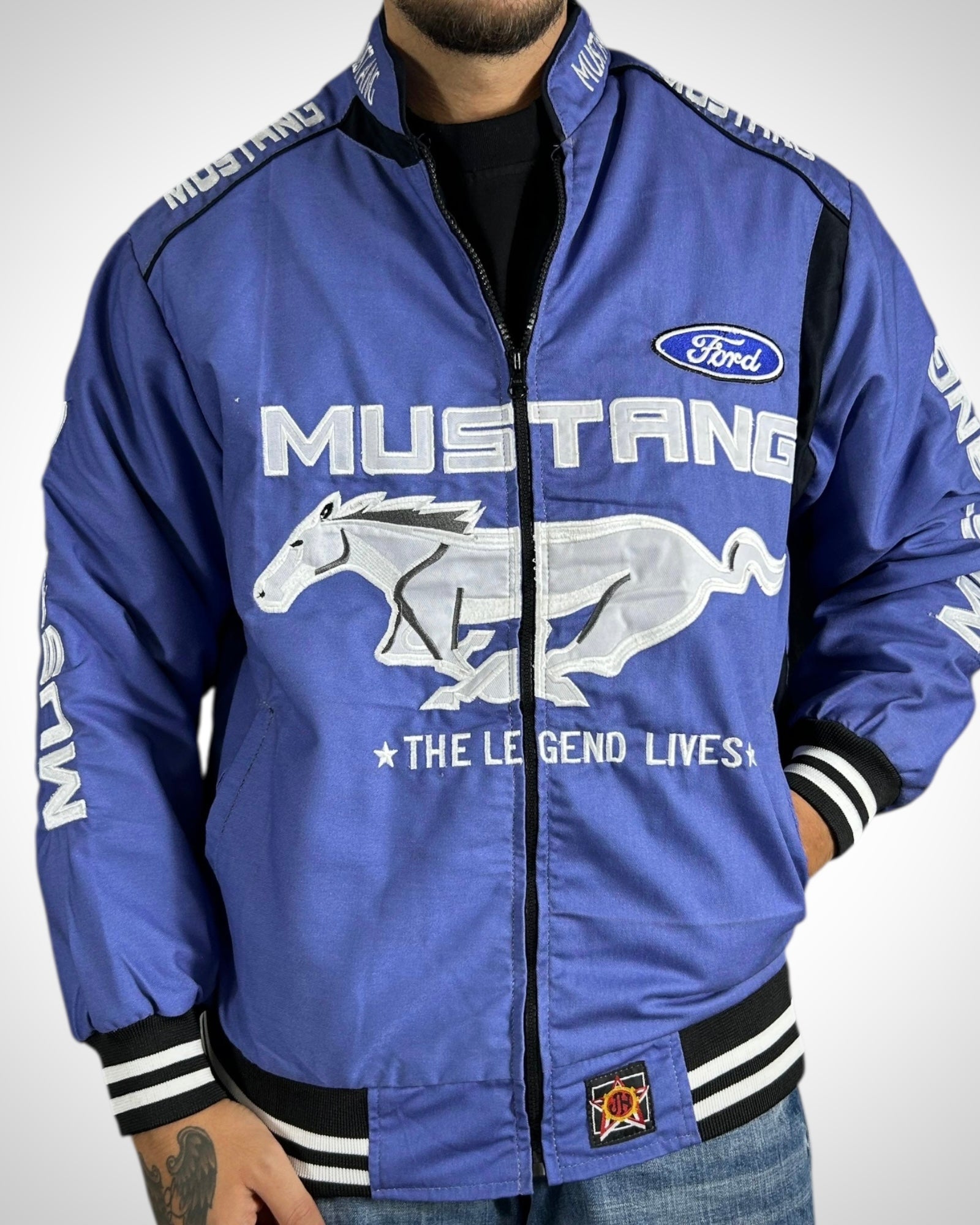 Giacca Ford Mustang “The Legend Lives” vintage