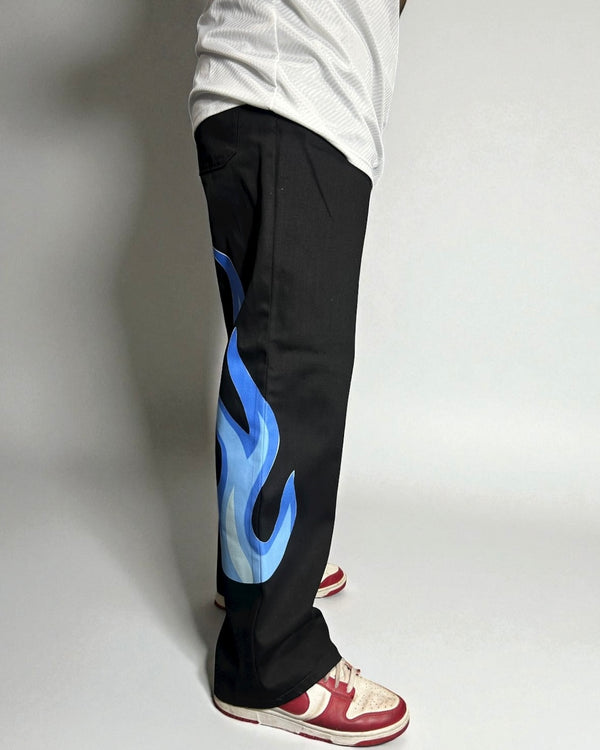 Jeans Karl Kani Reworked “Blue Flame Graphic”