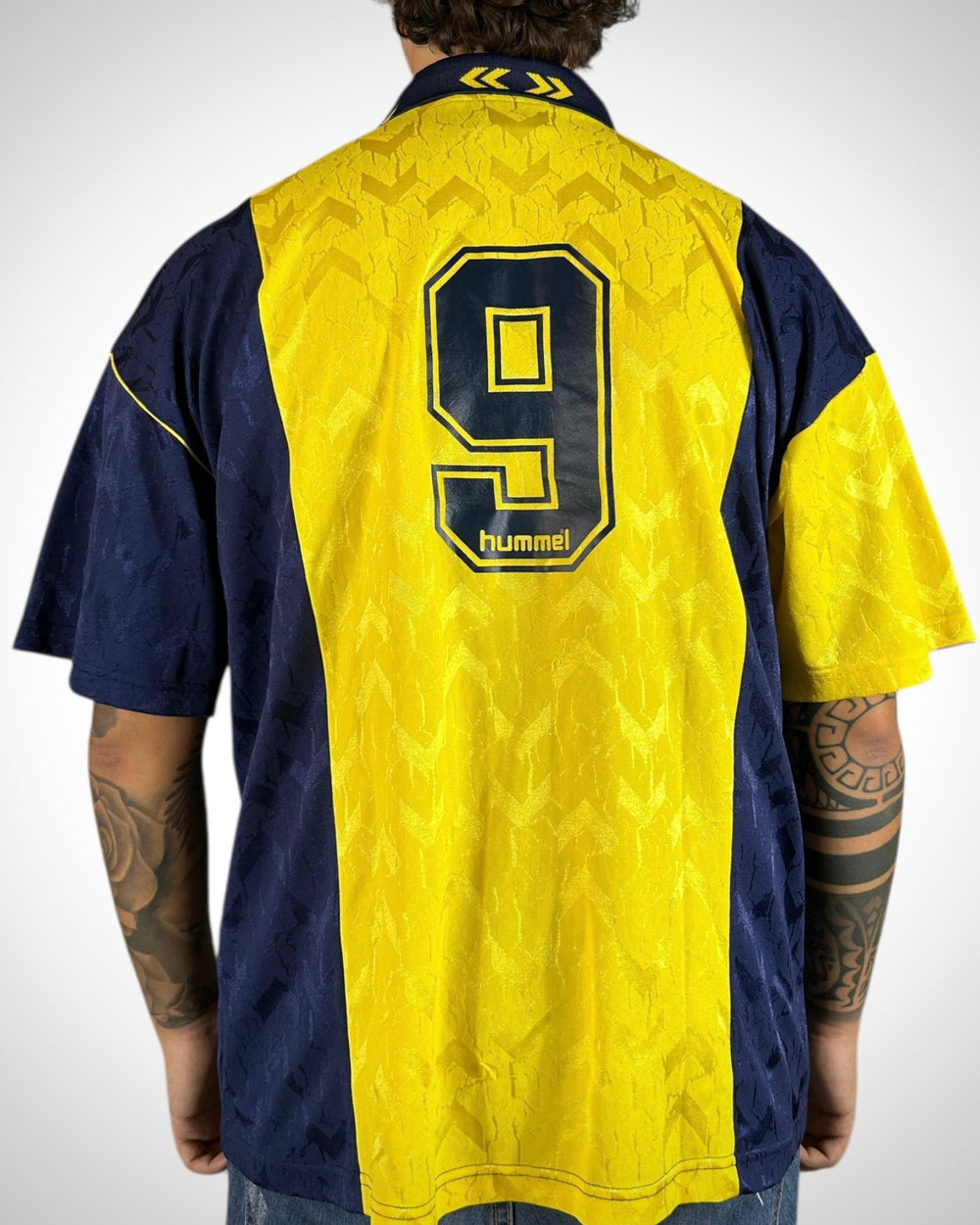 Maglia Hummel Frigocond Vintage Gialla Blu