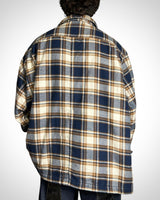 Vintage Check Padded Shirt Jacket Interno piumino