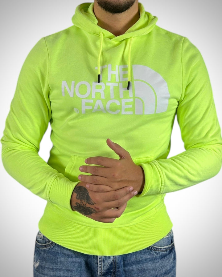 Felpa Cappuccio The North Face Giallo Fluo