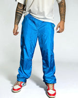 Vintage Adidas Track Pants Azzurre 90s — Classic Trefoil