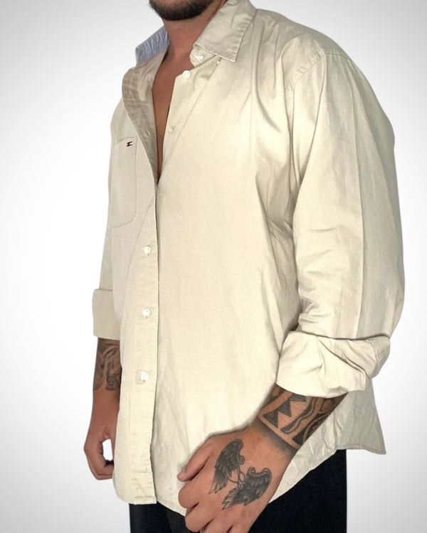 Camicia Tommy Hilfiger Crema