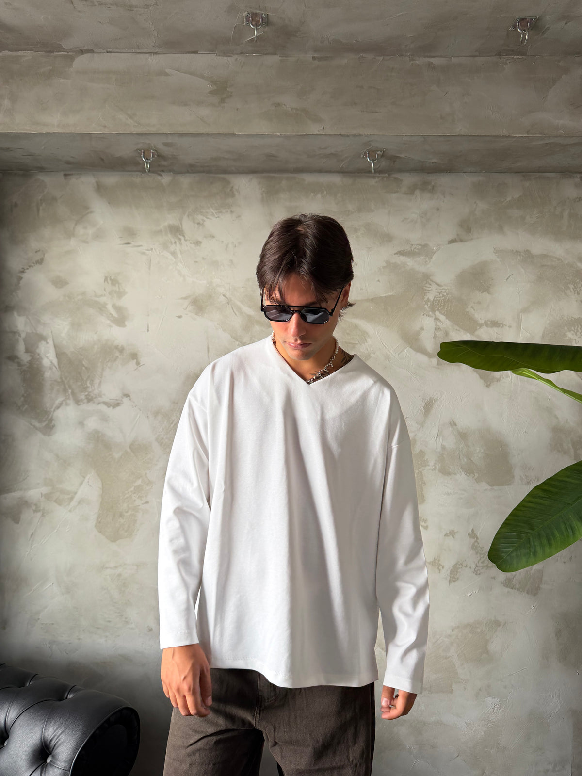 Long Sleeve Nox White