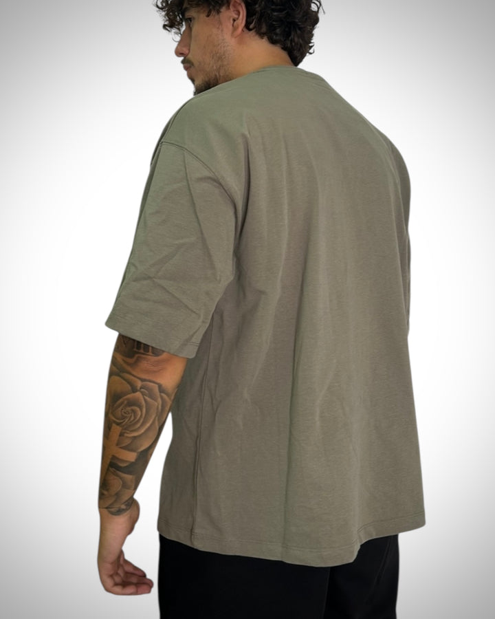T-Shirt Anma Verde– Cotone Pesante Premium