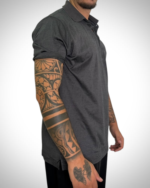 Polo Hugo boss grigio scuro