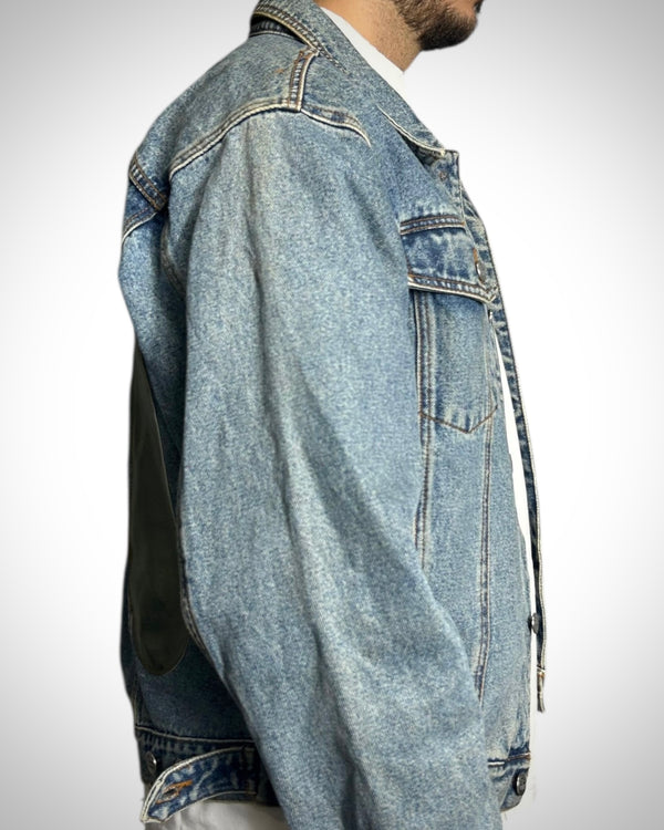 Giacca Evisu Reworked “Green Metallic – Destroyed Effect”