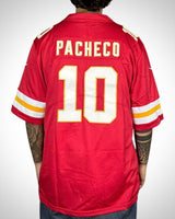 Maglia NFL Nike Kansas City Chiefs Isiah Pacheco #10 Rossa NUOVA CON CARTELLINO
