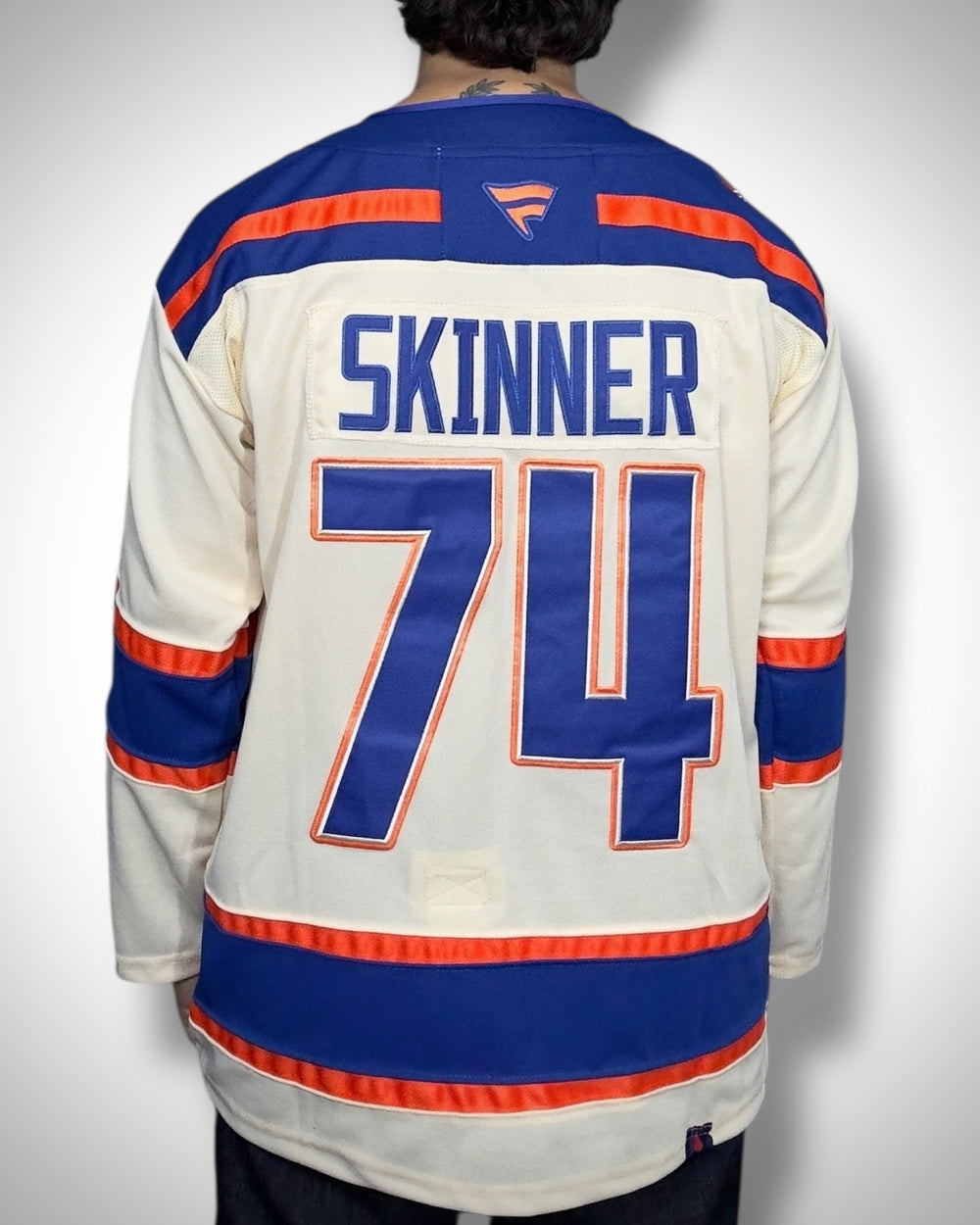 Maglia NHL Edmonton Oilers Skinner #74 Heritage Edition