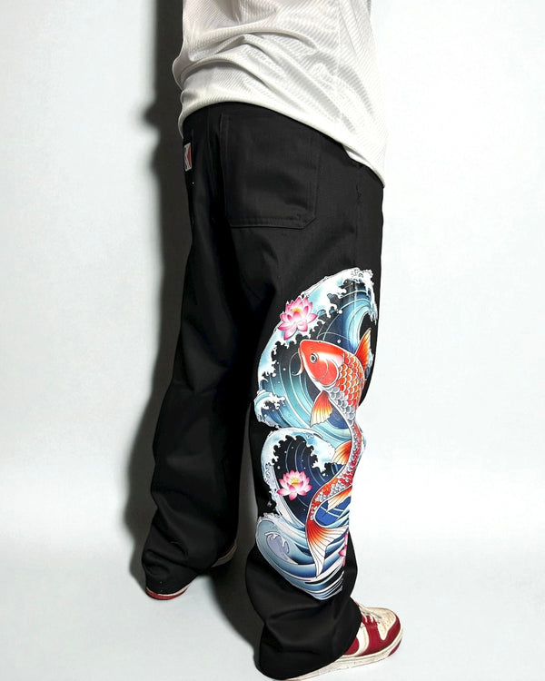 Jeans Karl Kani Reworked “Koi Graphic”