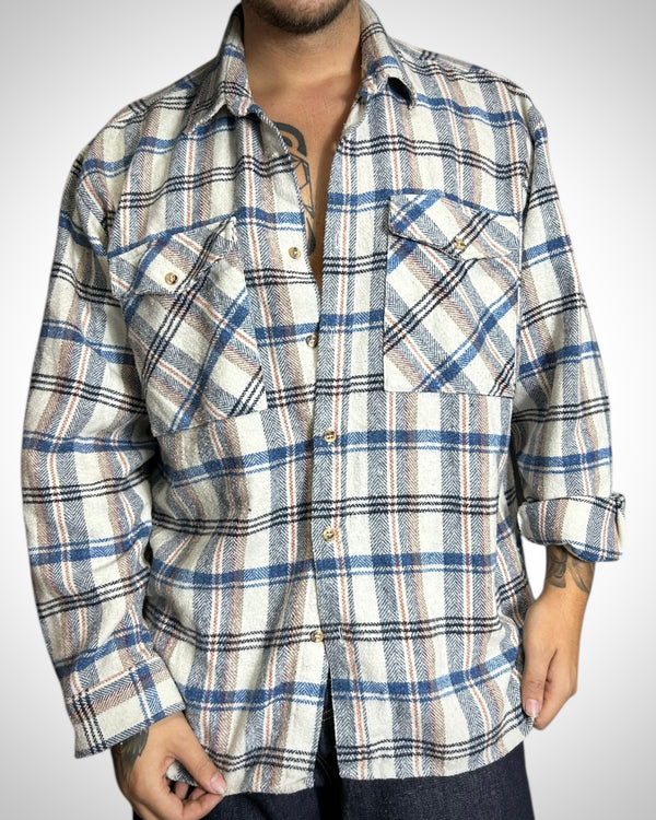 Vintage Check Shirt Light Tone MISTO LANA