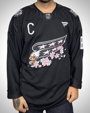 Maglia NHL Washington Capitals Ovechkin #8 Cherry Blossom Edition Fanatics