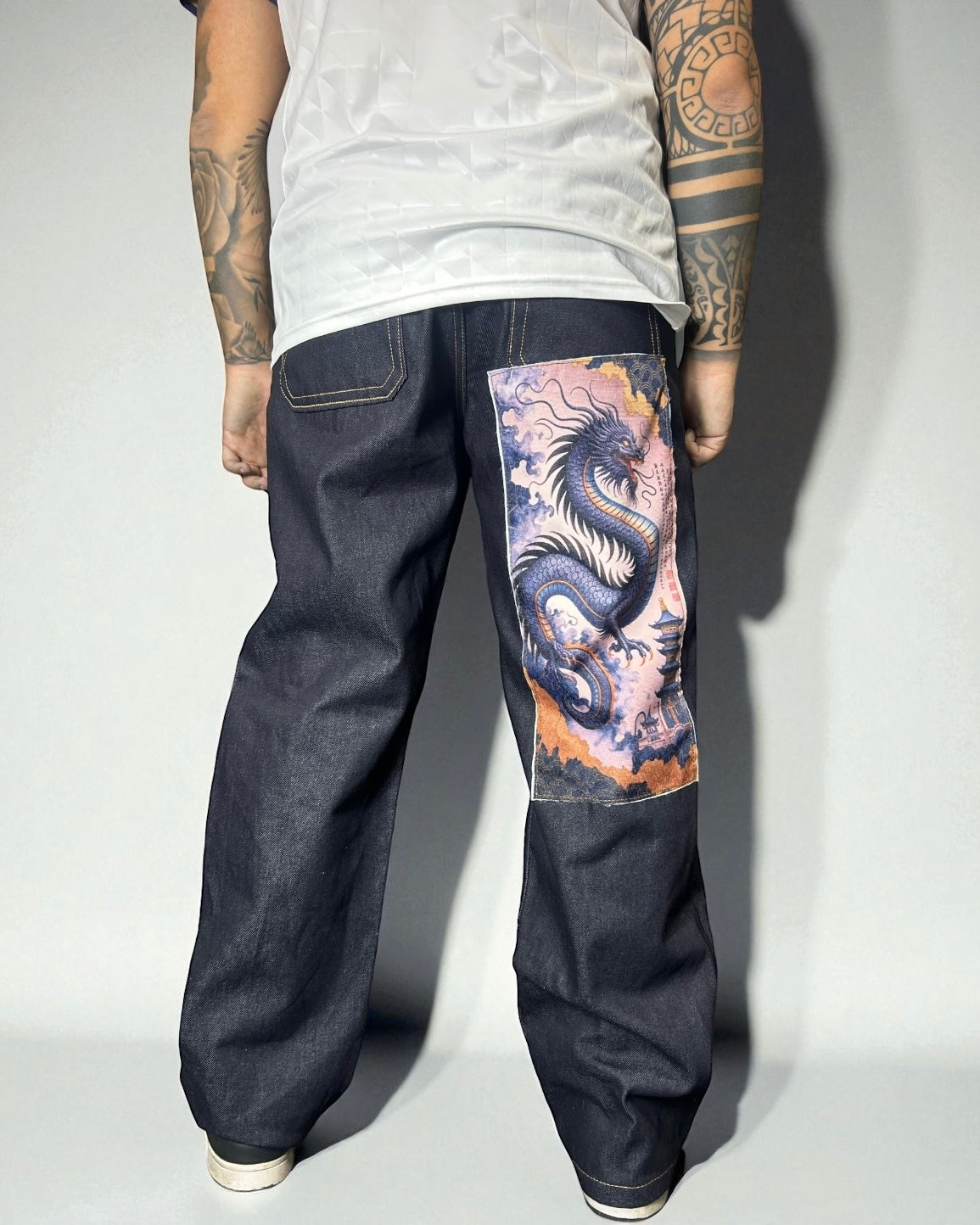 Reworked Evisu – Koi & Dragon Side Art