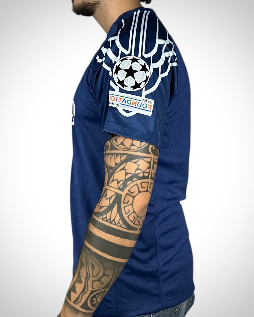 Maglia PSG Jordan Champions League Ousmane Dembélé #10 Blu