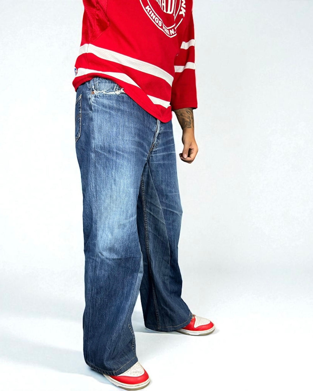 Reworked Levi’s “Evisu Leather Patch”