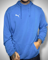 Felpa Vintage Puma Hoodie – Azzurro