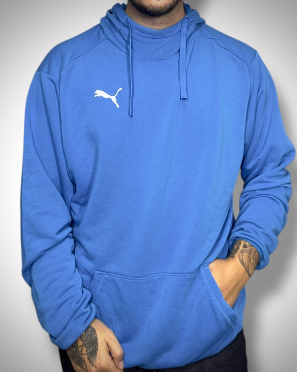 Felpa Vintage Puma Hoodie – Azzurro