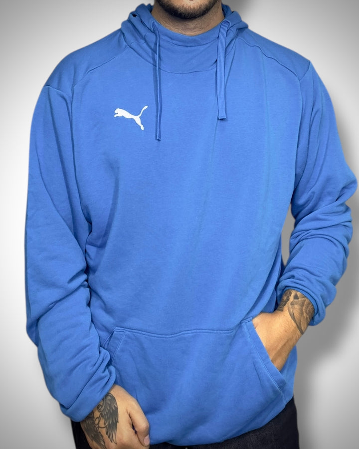Felpa Vintage Puma Hoodie – Azzurro