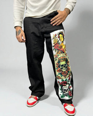 Evisu Reworked – Limited Art Patch “Geisha & Skulls”