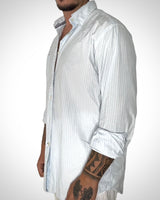 Camicia T.hilfiger righe sottili azzurrine