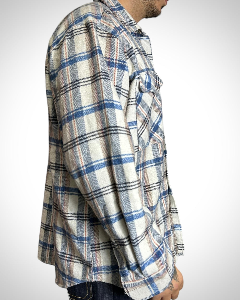 Vintage Check Shirt Light Tone MISTO LANA