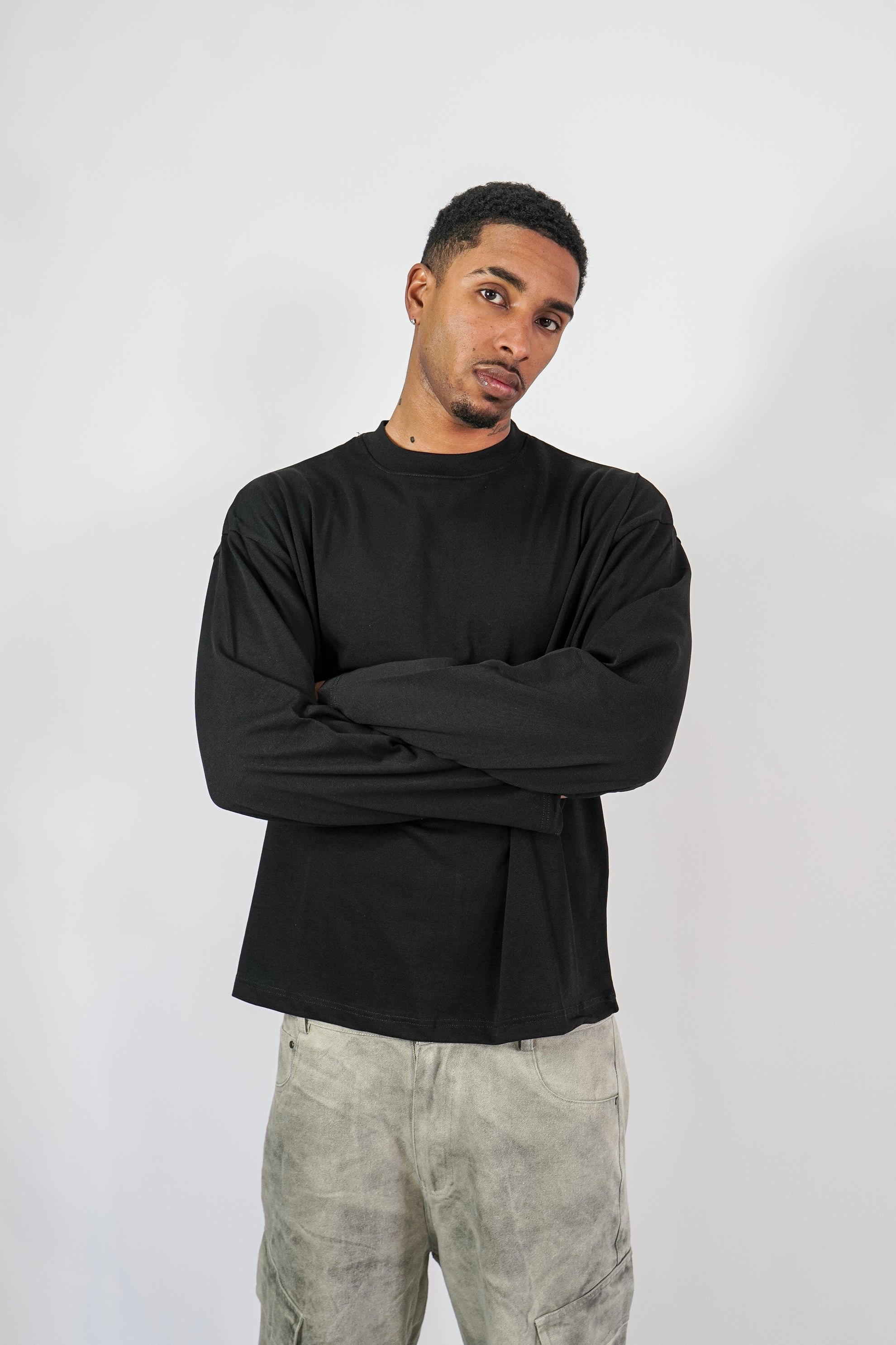 Long sleeve Essentials Crop