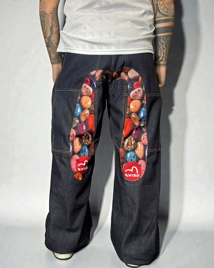 Reworked Evisu – Multistone Graphic