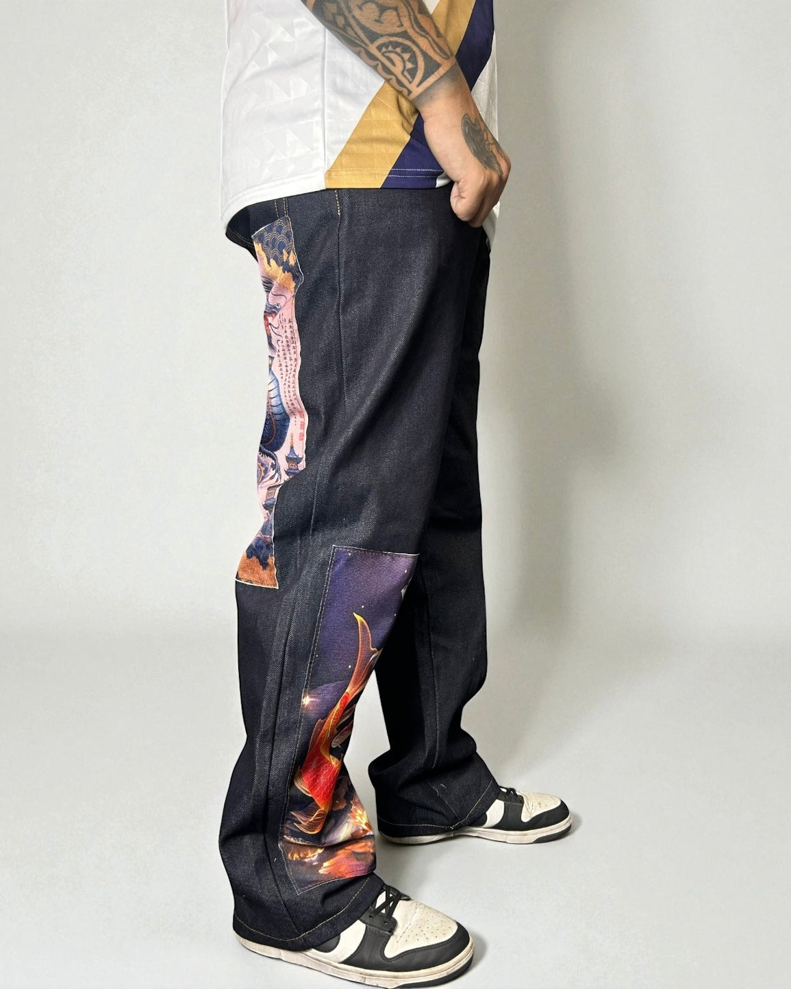 Reworked Evisu – Koi & Dragon Side Art