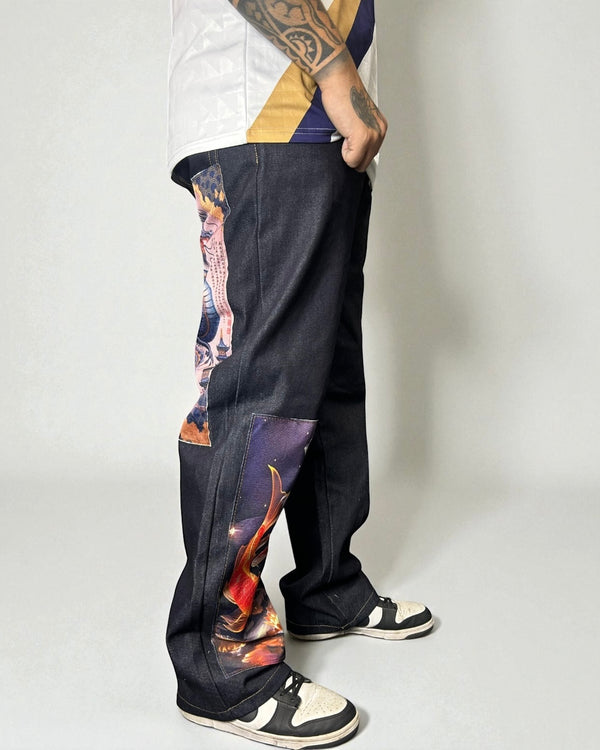 Reworked Evisu – Koi & Dragon Side Art