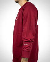 Felpa Nike International Double Swoosh Bordeaux Vintage