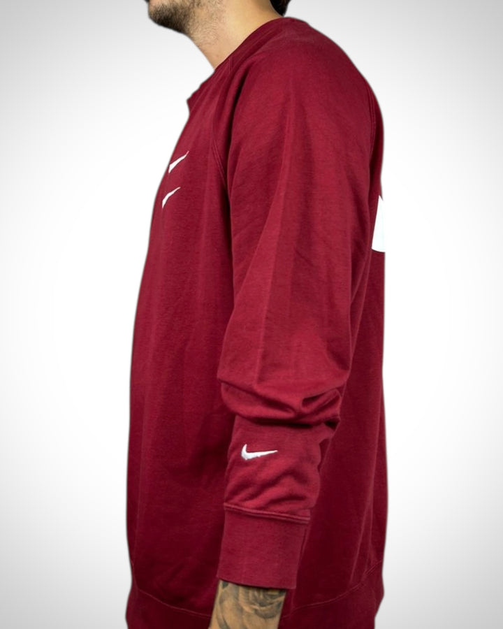 Felpa Nike International Double Swoosh Bordeaux Vintage