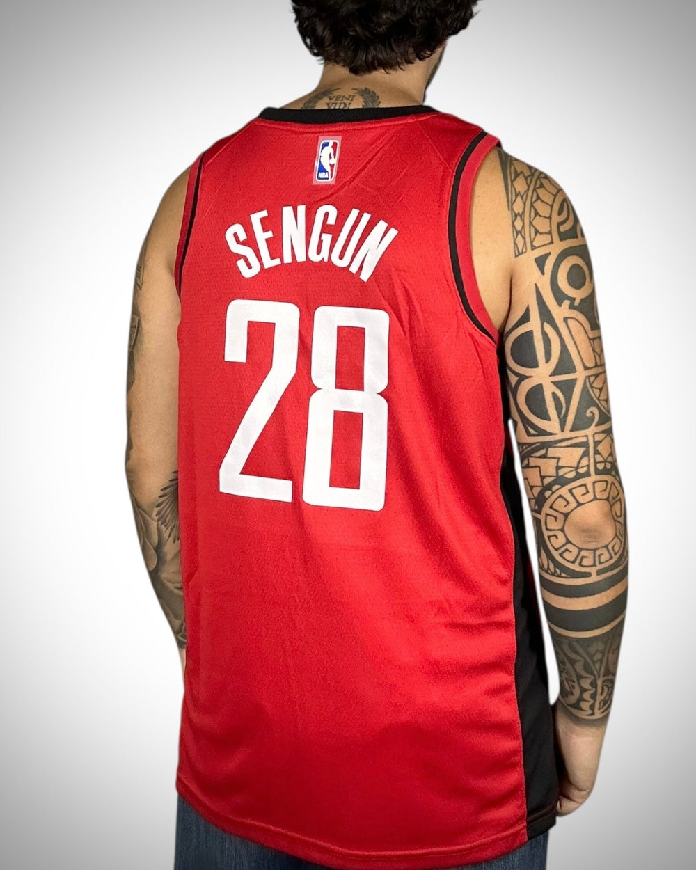 Canotta NBA Nike Houston Rockets Alperen Şengün #28 Rossa