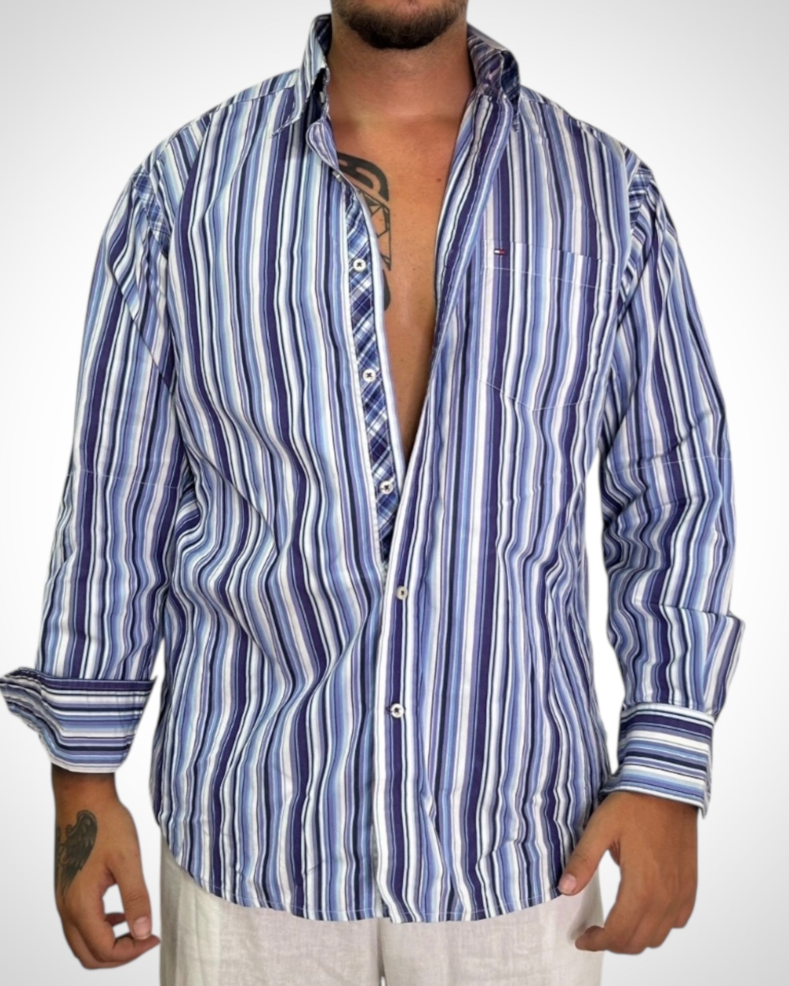 Camicia T.hilfiger righe verticali