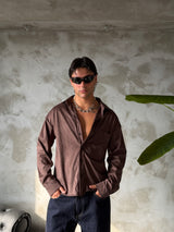 Camicia Suede Brown