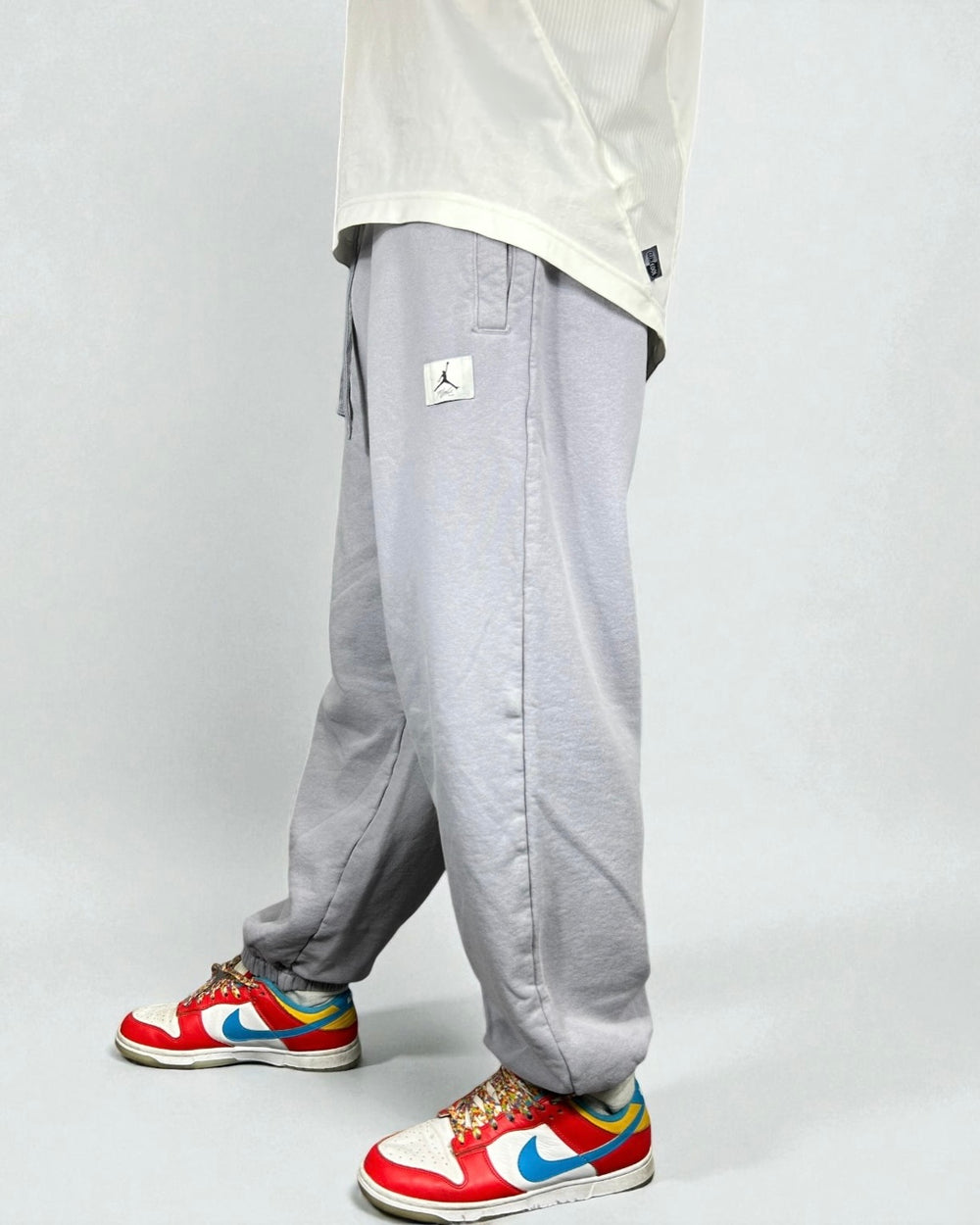 Vintage Jordan Sweatpants Grey 2000s — Essential Jumpman