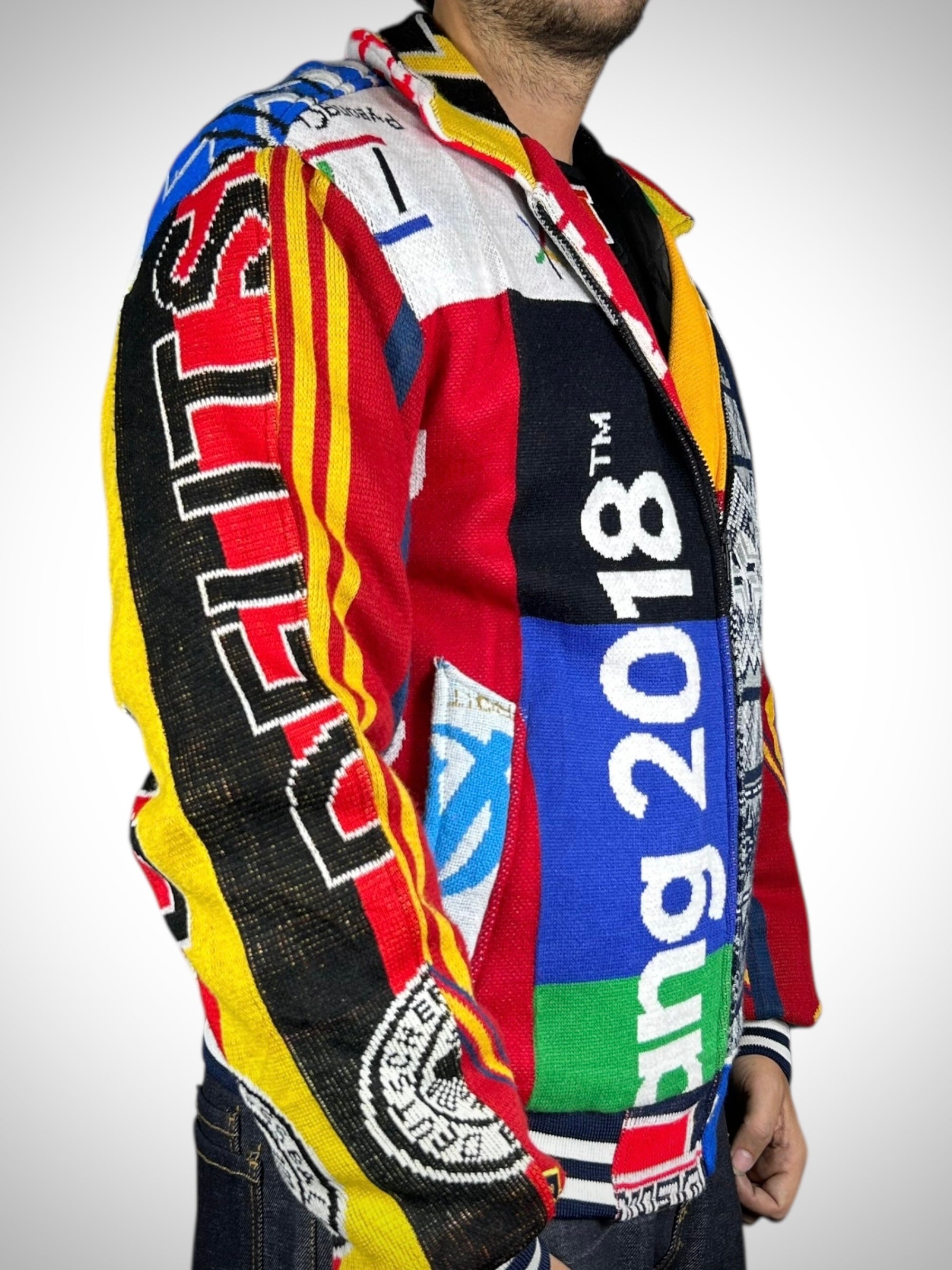 Reworked Full Zip “World Patch Jacket”