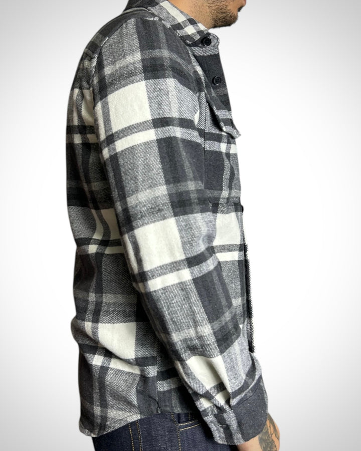 Vintage Check Shirt Black White