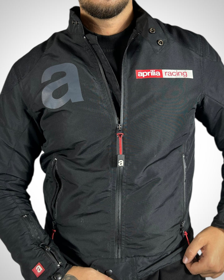 Jacket Aprilia Racing nera vintage