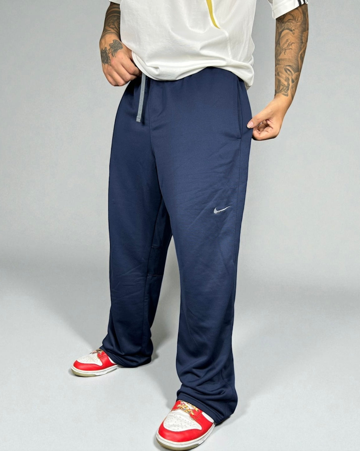 Vintage Nike Track Pants Navy 2000s — Essential Swoosh