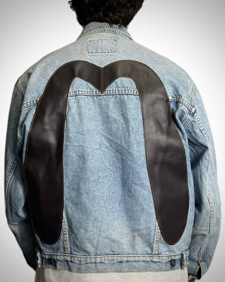 Giacca Evisu Reworked “Black  Destroyed Effect”